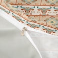thumbnail image 4 of Erosebridal Western Aztec Geometric Queen Duvet Cover Set,Bohemian Exotic Style Bedding For Adult 3-Piece,No Comforter,Reversible, 4 of 6
