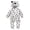 12White, variant on Newborn Onesie Gender Neutra Flannel Hooded Romper Jumpsuit Winter Autumn Cute Soft Animal Cosplay Baby Pajamas
