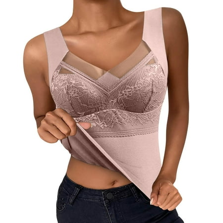 Ukumplol Women s Tank Tops Plus Size Tank Tops Thermal Underwear Tank Tops Lined Base Layer Cold Weather Thermal Shirts Thermals Top and Bottom Workout Tank Tops Woman Womens Tops Coffee 2XL
