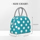 thumbnail image 2 of Easygdp Sky Blue And White Polka Dot Bolsa de Almuerzo Insulada Grande, Forro de Aluminio, Diseño Espacioso, a Prueba de Fugas, Ideal para Trabajo, Picnics, Viajes y Actividades al Aire Libre, 2 of 6