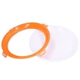 thumbnail image 3 of Food Preservation Tray, Round Foods Storage Container Environmentally Friendly PP TPU Elastic Film Stackable with Sealing Lid for Kitchen for Outdoor Camping Orange, 3 of 7
