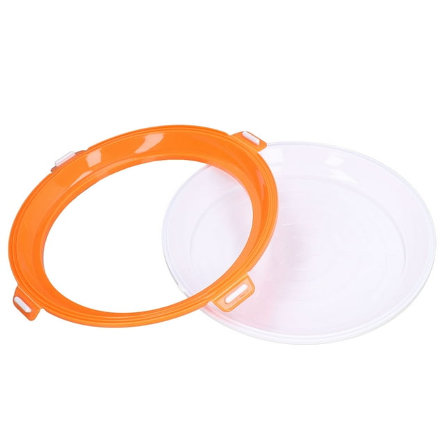 Foods Storage Container, Reusable Preservation Tray Easy Cleaning Stackable TPU Elastic Film for Kitchen for Outdoor Camping Red,Green,Orange