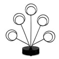 thumbnail image 4 of DOLITY 5 Branch Family Tree Picture Frame Holder Elegant for Paper Note Memo Labels Black, 4 of 9
