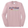 thumbnail image 3 of Autism Awareness Puzzle | Autism Is Not A Disablity Itâ€™s A Different Abilty Inspirational Christian Mens Long Sleeve Shirt, Light Pink, Medium, 3 of 5