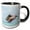 Black/White, variant on 3drose, Belize, Ambergris Caye. Adult Brown Pelican., 15oz Mug