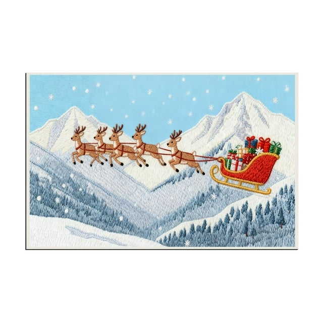 Vwrxbz Non-Slip Christmas Door Mat 15.7x23.6 Inch Polyester Absorbent Entrance Rug for Kitchen Bathroom Home Decor