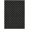 thumbnail image 2 of Addison Rugs Chantille Indoor/Outdoor Transitional Diamonds Black Washable Rectangle Rug, 5' x 7'6", 2 of 6