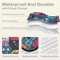 thumbnail image 2 of Monsters Colorful Beach Blanket Outdoor Picnic Blanket 78"x 78" Waterproof Foldable for Beach Camping Travel Hiking Grass Lawn Park, 2 of 5