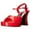 Red, variant on 557-Lea Platform Patent Leather Pumps Shoes