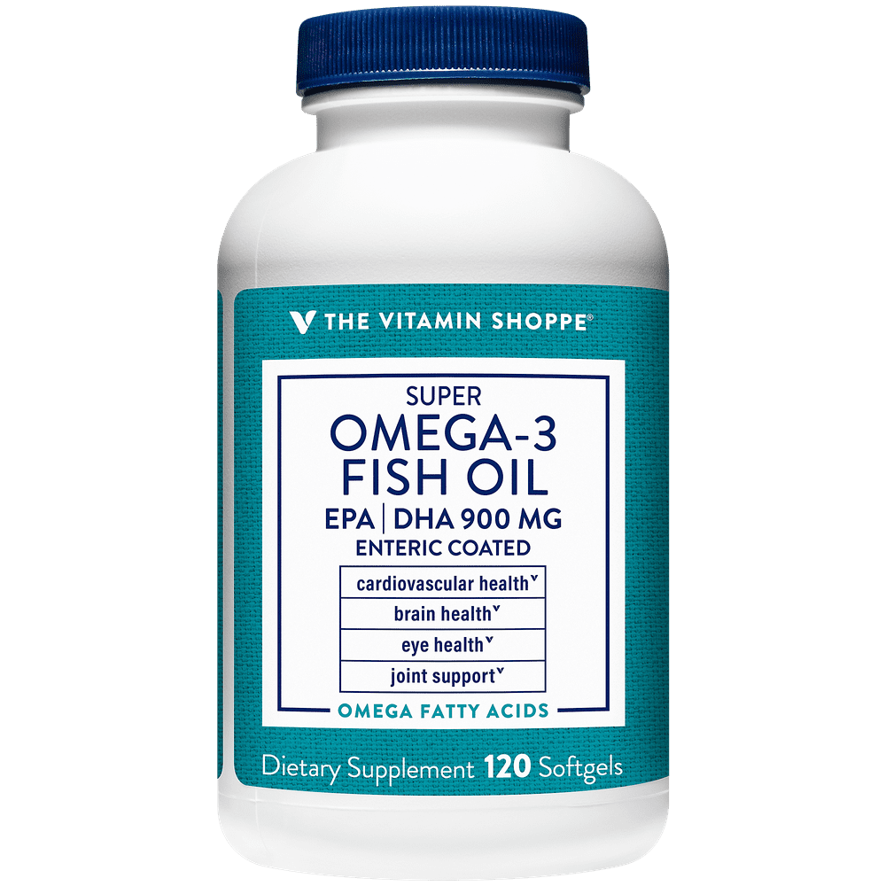 The Vitamin Shoppe Omega 3 Fish Oil 1290mg, EPA 735mg DHA 165mg, Purity