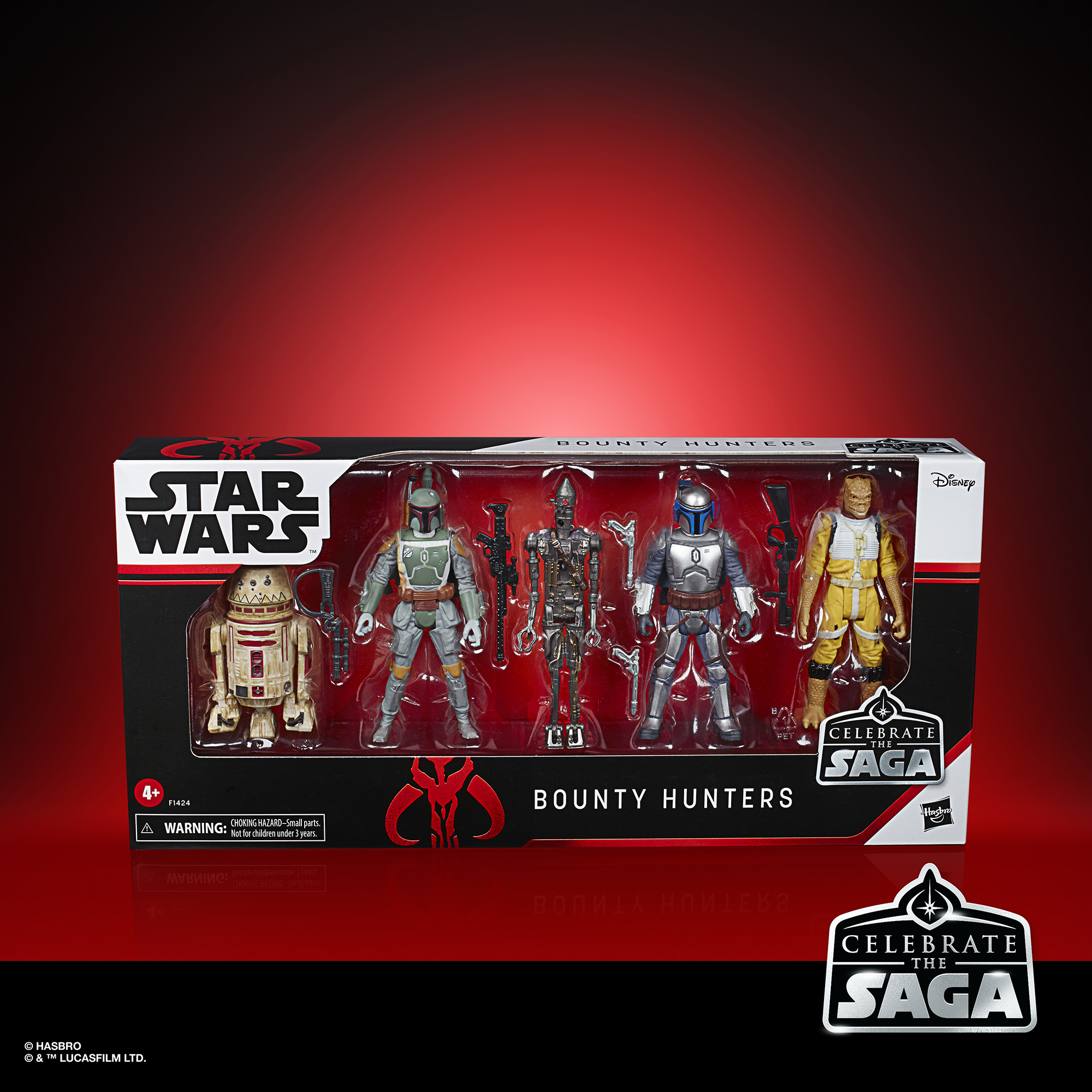 Star Wars Celebrate the Saga Toys Bounty Hunters Action Figure Set, Accessories - image 3 of 7