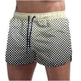 thumbnail image 1 of Swimming Trunks for Men,Mens Swimming Trunks,Mens and Womens Five-Point-Drying Drawstring Printing Breathable Sports Surfing Seaside Vacation Beach Trunks Swimming Trunks, 1 of 3