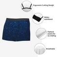 thumbnail image 3 of Naloa Sparkling Blue Glitter Mens Underwear - Boxers for Men, Mens Boxer Briefs, Classic Briefs for Men-Medium, 3 of 5