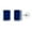 Blue Created Sapphire, September, variant on 14K White Gold Blue Sapphire Stud Earrings for Women Men (2.42 Cttw, Gemstone September Birthstone, Emerald Cut 8X6MM)