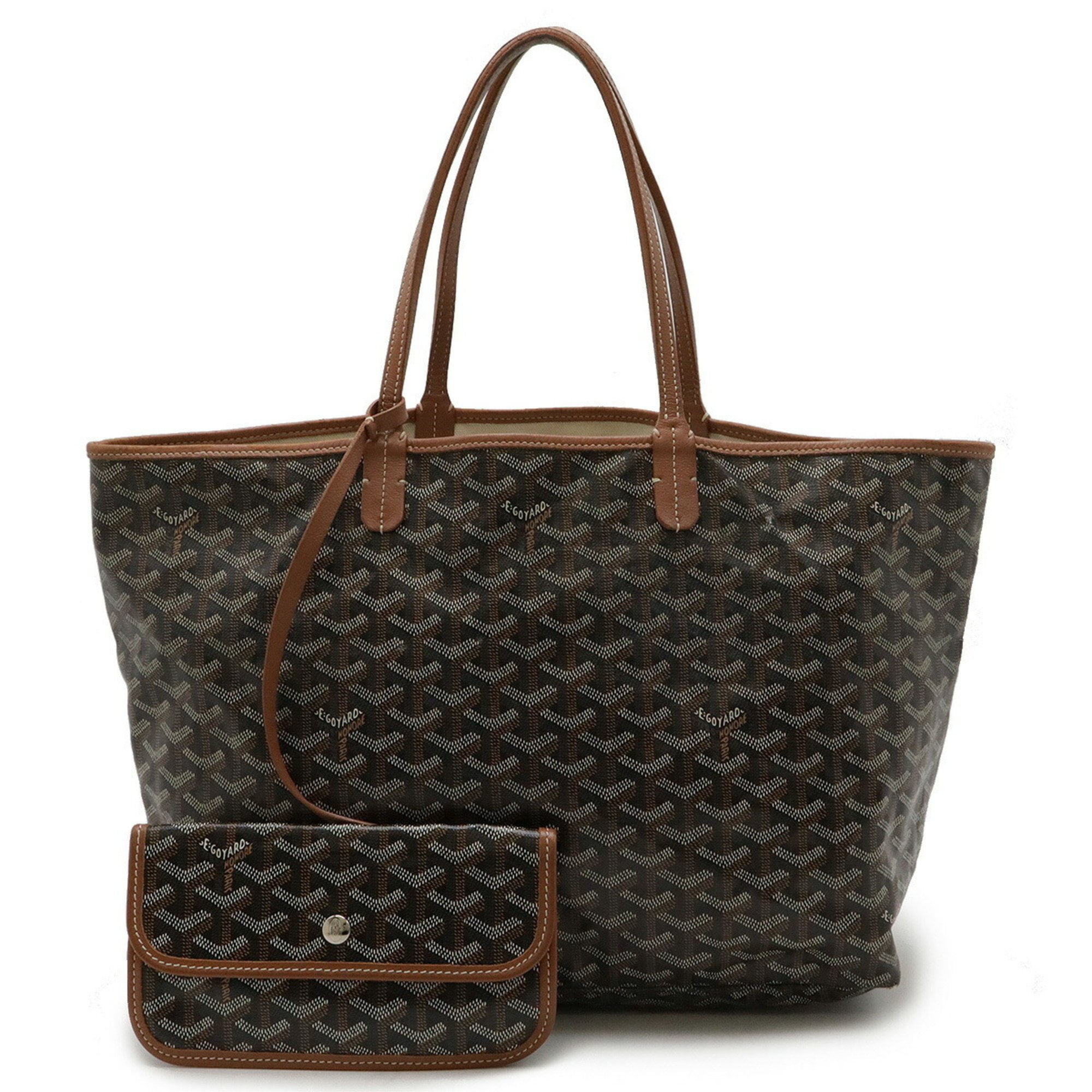 Pre-Owned GOYARD Saint Louis PM Tote Bag Shoulder Coated Canvas