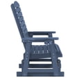 thumbnail image 4 of Innovaze HIPS Patio Glider for One Person with Cup Holders,All-Weather Resistant, Heavy Duty700 LBS ,Navy Blue, 4 of 8