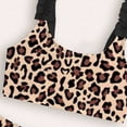 thumbnail image 5 of JAJAHO Girls Bikini Set 2 Piece Swimsuits For Kids Summer Leopard Printed Spaghetti Strap Ruffle Bathing Suit 3-7Y Versatile Beachwear, 5 of 7