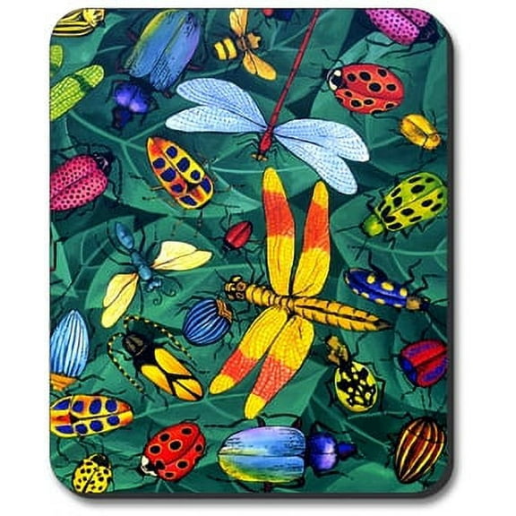 Art Plates Mouse Pad - Bugs