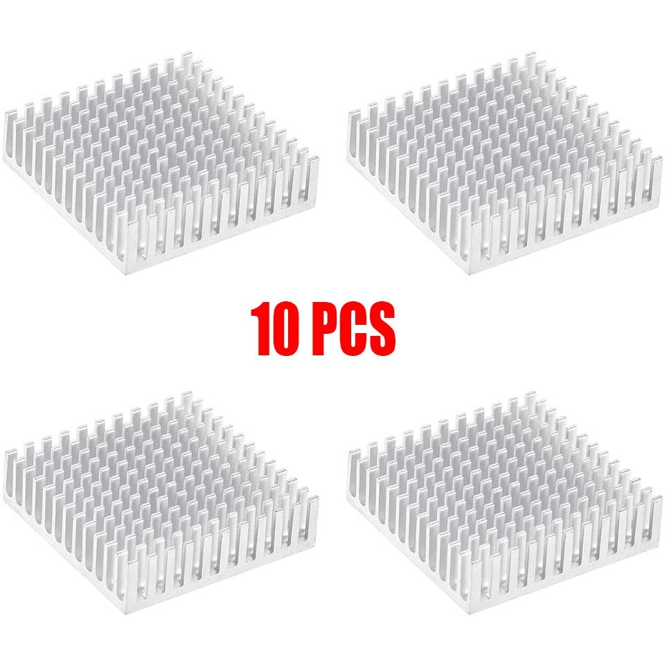 5PCS Computer Cooler Radiator Aluminum Heatsink Heat Sink for Electronic Chip Heat Dissipation Cooling Pads Durable 5PCS Computer Cooler Radiator Aluminum Heatsink Heat Sink for Electronic Chip Heat Dissipation Cooling Pads Durable