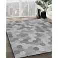 thumbnail image 3 of Ahgly Company Machine Washable Indoor Round Transitional Gray Area Rugs, 8' Round, 3 of 7