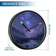 thumbnail image 3 of Indoor 12' Voice-Activated Luminous Decoration Wall Clock With LED Night Light Starlight, 3 of 8
