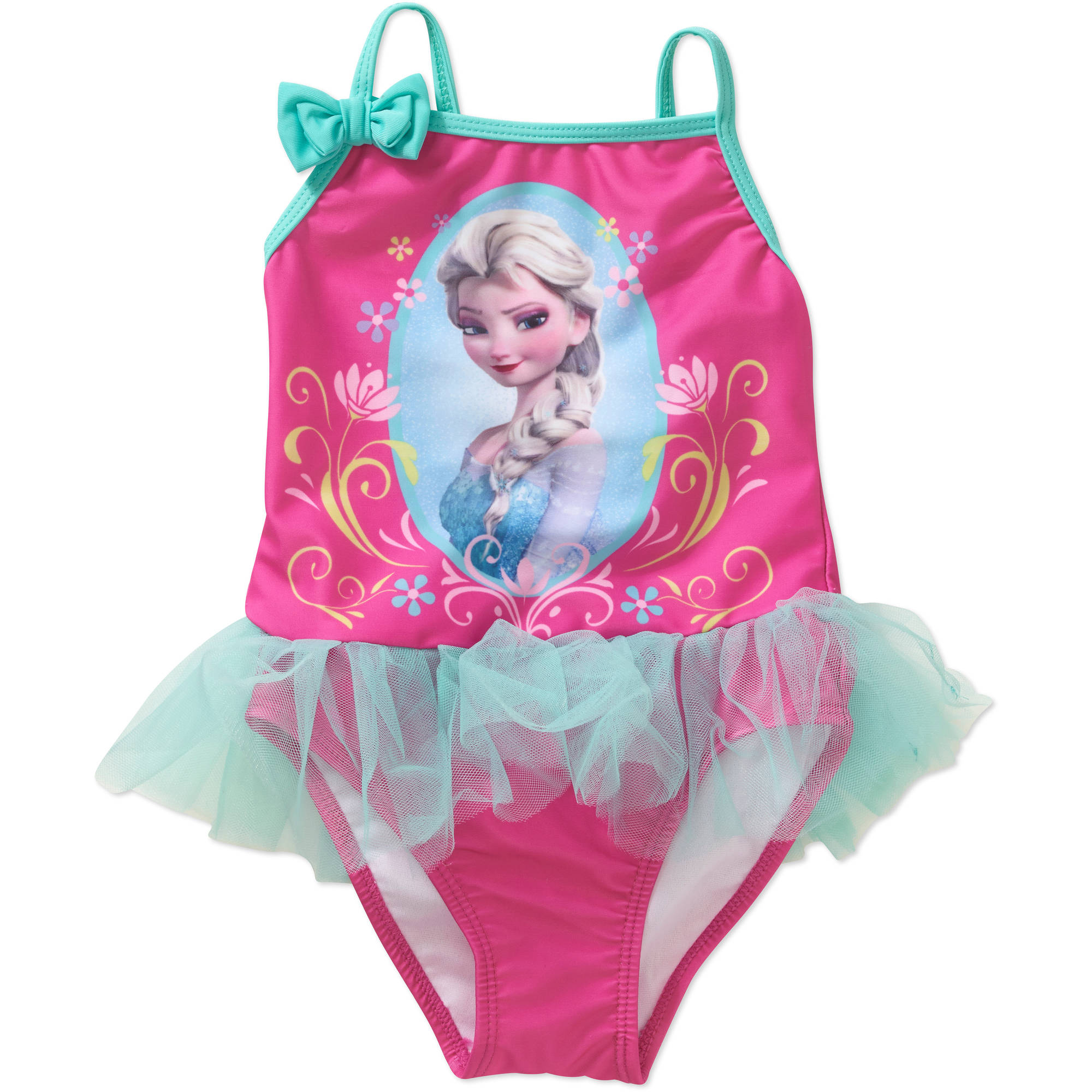 Disney Frozen Baby Toddler Girl Skirted One-Piece Character Swimsuit - image 1 of 1