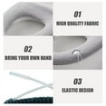 thumbnail image 2 of Handle toilet mat universal knitted washable toilet ring household toilet covergrey, 2 of 6