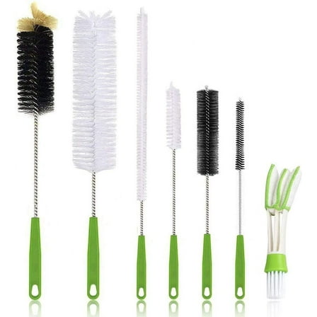 Bottle Brush Long Handle Brushes Bendable Pipe Cleaners Vase Cleaning Brushes for Long Narrow Neck Wine/Beer Bottles Hummingbird Feeders and Household Kitchen Cleaning Brushes