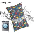 thumbnail image 6 of Naloa Cartoon Space Pillow Covers, Throw Pillow Case Cushion Covers,Cushion for Bedroom,Couch,Home-16"x24", 6 of 6