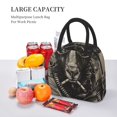 thumbnail image 5 of Daiia Vintage Ram Pilot Pattern Lunch Bag , Insulated Lunch Box, Small Leakproof Cooler Food Lunch Containers Reusable High Capacity Lunch Tote Bags-One Size, 5 of 6