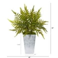 thumbnail image 2 of Nearly Natural 8894 15 in. Fern Artificial Plant in Planter, 2 of 2