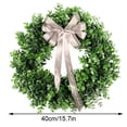 thumbnail image 2 of Guirnalda de hojas artificiales para colgar en la puerta, oficina en casa, puerta de entrada, decoración floral, adorno, guirnalda de hojas falsas Speravity HA9042-00B, 2 of 6