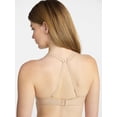 thumbnail image 3 of No Boundaries Micro Lightly Lined Demi T-Shirt Bra, Women's 32B-40DD, 3 of 6