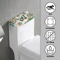 thumbnail image 3 of ZIATUBLE Boho Mandala Flower Toilet Cover Toilet Tank Butterfly Toilet Tank Protector Toilet Top Cover Tank Lid 2 Pcs Reusable Toilet Tank Covers for Bathroom Elastic Toilet Tank Lids, 3 of 5