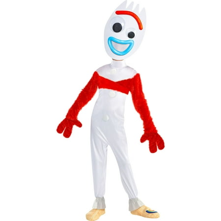 Party City Toy Story 4 Forky Costume for Children, Includes a Jumpsuit, a Mask, Gloves, a Wrap, and