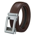 thumbnail image 2 of Men Belt Stylish Business Casual Belt for Shirt Uniform Clothing Accessories Brown, 2 of 8