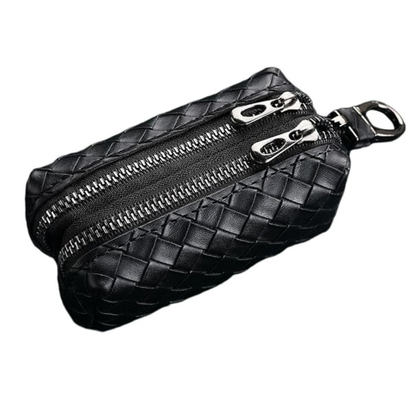 Monedero pequeño perfecl estuche para llaves de auto negro