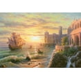 thumbnail image 2 of Goryachev, Alexander 14x11 Black Ornate Wood Framed with Double Matting Museum Art Print Titled - By the sea, 2 of 4