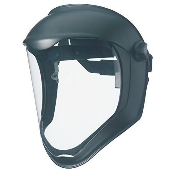 Uvex by Honeywell S8500 Bionic Face Shields, Uncoated, Clear/Black Matte