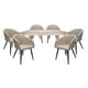 thumbnail image 1 of Mesa Comedor Minori Mundo In Muebles 160X90 + Set 6 Sillas Burgos S17, 1 of 5