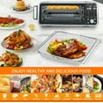 thumbnail image 7 of GCQ Air Fryer Accessories for Ninja Foodi 13 in 1 SP351 SP301 SP201 Air Fry Toaster Oven, 13.5''×12.3'' Air Fryer Replacement Basket Grill Wire Racks, 7 of 7