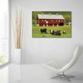 thumbnail image 6 of Epic Art 'Red Barn' by Lori Deiter, Acrylic Glass Wall Art, 36"x24", 6 of 8