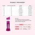 thumbnail image 7 of iiniim Girls Disco Jazz Hip Hop Street Dance Outfits Sequins Ruffle Crop Top with Flared Leggings Pants Set Gold 16, 7 of 7