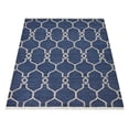 thumbnail image 3 of RUGSOTIC Carpets 4'x6' Rectangle Hand Woven Flat Weave Kilim Wool Handmade Blue White Contemporary Area Rugs for Living Room Bedroom D00129, 3 of 9