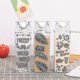 thumbnail image 4 of 500ml/1000ml Milk Carton Water Bottle Transparent Bpa Free Plastic Portable Clear Box For Juice Tea Milk Bottles, 4 of 5