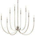 thumbnail image 7 of 52699PN Kichler Lighting Malene - 8 Light Chandelier-43.5 Inches Tall and 45.25 Inches Wide-Polished Nickel Finish, 7 of 7