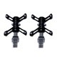 thumbnail image 5 of Pedal de bicicleta de carretera de liberación rápida con adaptador de extensión de pedal antideslizante Rodamientos ultraligeros de 9/16 pulgadas para Negro Macarena Pedal de bicicleta ligero, 5 of 8