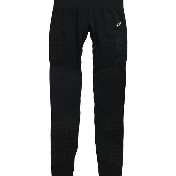 ASICS Womens Seamless Compression Athletic Pants, Black, Small