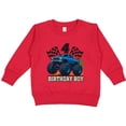 thumbnail image 2 of Inktastic Monster Truck Birthday Boy 4 Toddler Sweatshirt, 2 of 4