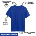 thumbnail image 2 of 10-Pack Boys Short Sleeve Crew Neck Premium Soft Cotton Blend T Shirt (XS-2XL), 2 of 4